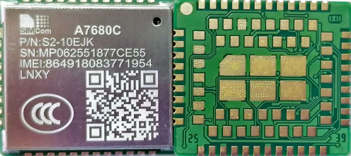 ماژول A7680 4G LTE سیم کام